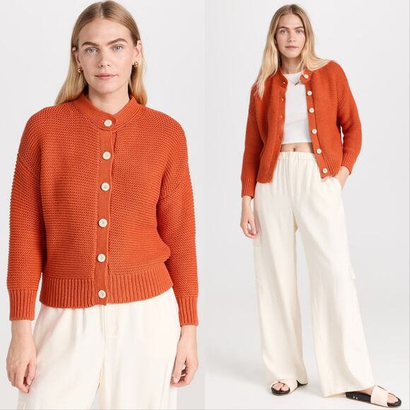 Alex Mill Nico Cardigan Sweater Paprika - Picture 1 of 5